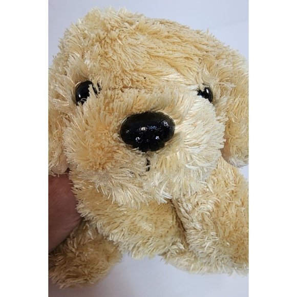 Vintage Aurora Floppy Puppy Dog Golden Spotted Blend Plush Bean Bag Stuffed Anim - Picture 8 of 8